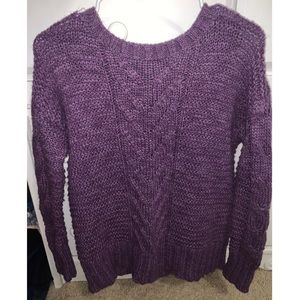 American Eagle Purple Sweater